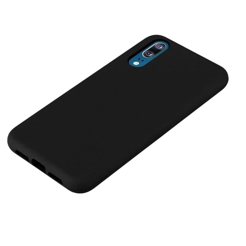 Cadorabo Hülle kompatibel mit Huawei P20 Hybrid Schutzhülle mit TPU Silikon Innenseite und 2teiliger Kunststoff Außenseite