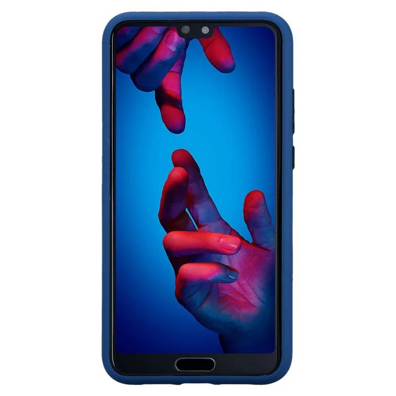 Cadorabo Hülle kompatibel mit Huawei P20 Hybrid Schutzhülle mit TPU Silikon Innenseite und 2teiliger Kunststoff Außenseite