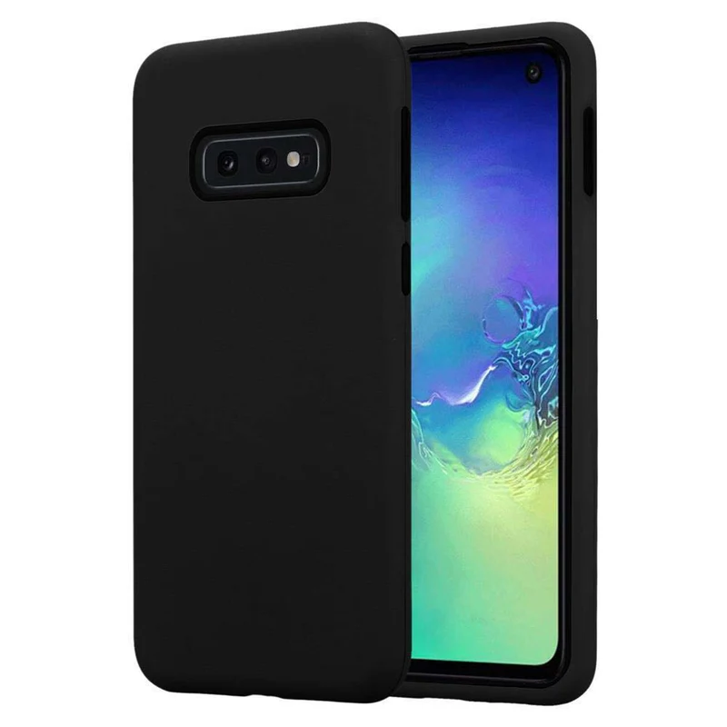 Cadorabo Hülle kompatibel mit Samsung Galaxy S10e Hybrid Schutzhülle mit TPU Silikon Innenseite und 2teiliger Kunststoff Außenseite