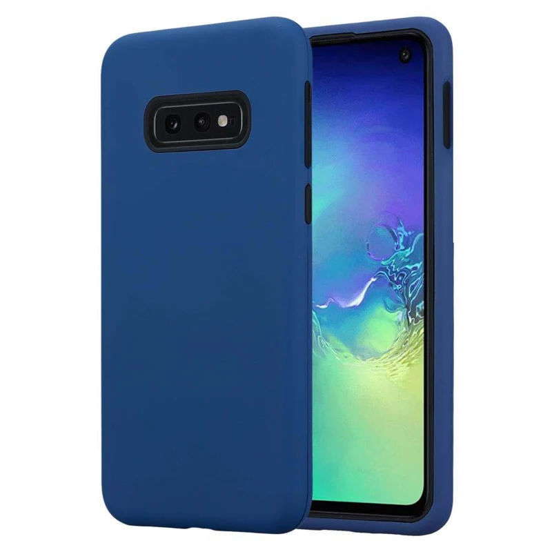 Cadorabo Hülle kompatibel mit Samsung Galaxy S10e Hybrid Schutzhülle mit TPU Silikon Innenseite und 2teiliger Kunststoff Außenseite