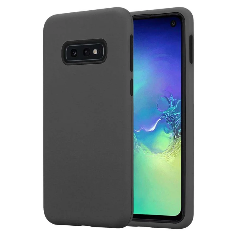 Cadorabo Hülle kompatibel mit Samsung Galaxy S10e Hybrid Schutzhülle mit TPU Silikon Innenseite und 2teiliger Kunststoff Außenseite