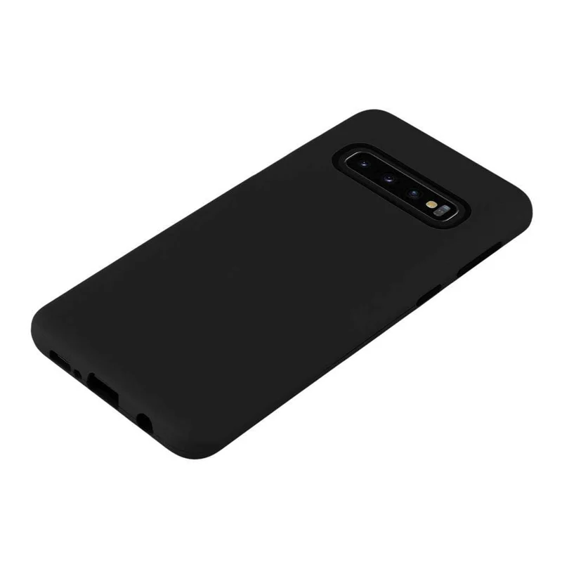 Cadorabo Hülle kompatibel mit Samsung Galaxy S10 PLUS Hybrid Schutzhülle mit TPU Silikon Innenseite und 2teiliger Kunststoff Außenseite