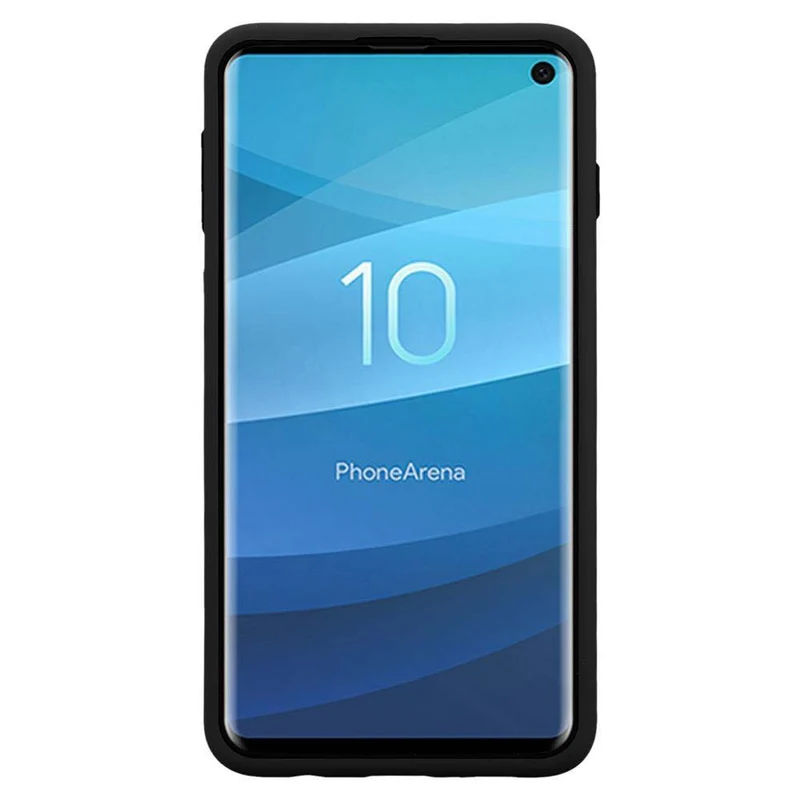 Cadorabo Hülle kompatibel mit Samsung Galaxy S10 PLUS Hybrid Schutzhülle mit TPU Silikon Innenseite und 2teiliger Kunststoff Außenseite