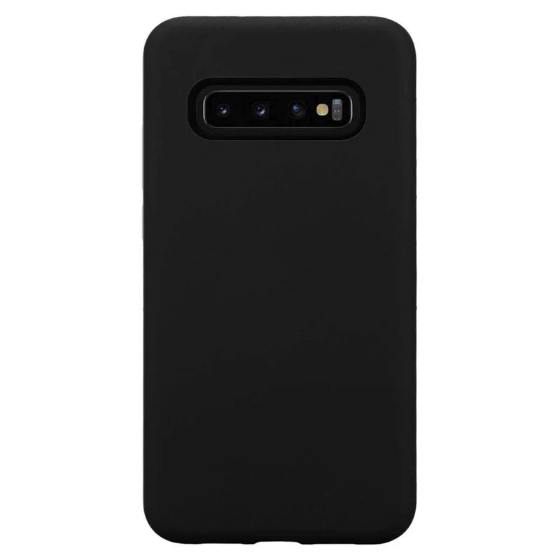 Cadorabo Hülle kompatibel mit Samsung Galaxy S10 PLUS Hybrid Schutzhülle mit TPU Silikon Innenseite und 2teiliger Kunststoff Außenseite