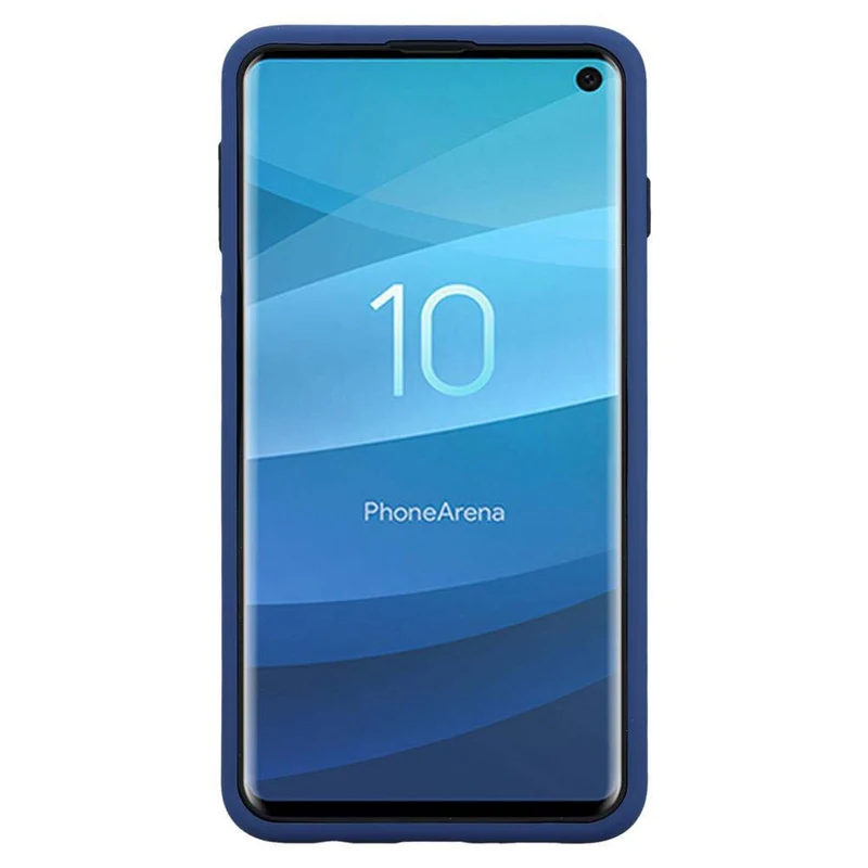 Cadorabo Hülle kompatibel mit Samsung Galaxy S10 PLUS Hybrid Schutzhülle mit TPU Silikon Innenseite und 2teiliger Kunststoff Außenseite