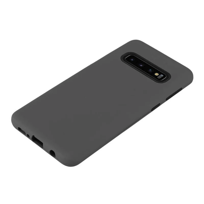 Cadorabo Hülle kompatibel mit Samsung Galaxy S10 PLUS Hybrid Schutzhülle mit TPU Silikon Innenseite und 2teiliger Kunststoff Außenseite
