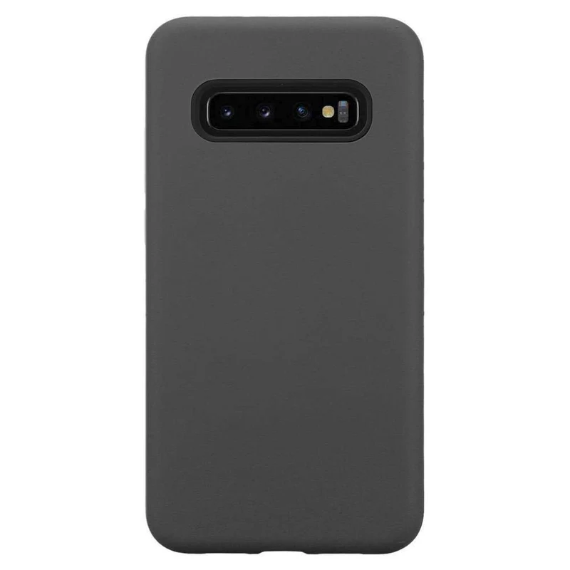 Cadorabo Hülle kompatibel mit Samsung Galaxy S10 PLUS Hybrid Schutzhülle mit TPU Silikon Innenseite und 2teiliger Kunststoff Außenseite
