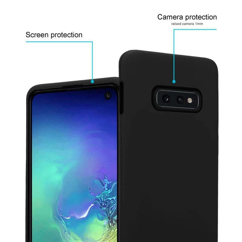 Cadorabo Hülle kompatibel mit Samsung Galaxy S10 4G Hybrid Schutzhülle mit TPU Silikon Innenseite und 2teiliger Kunststoff Außenseite