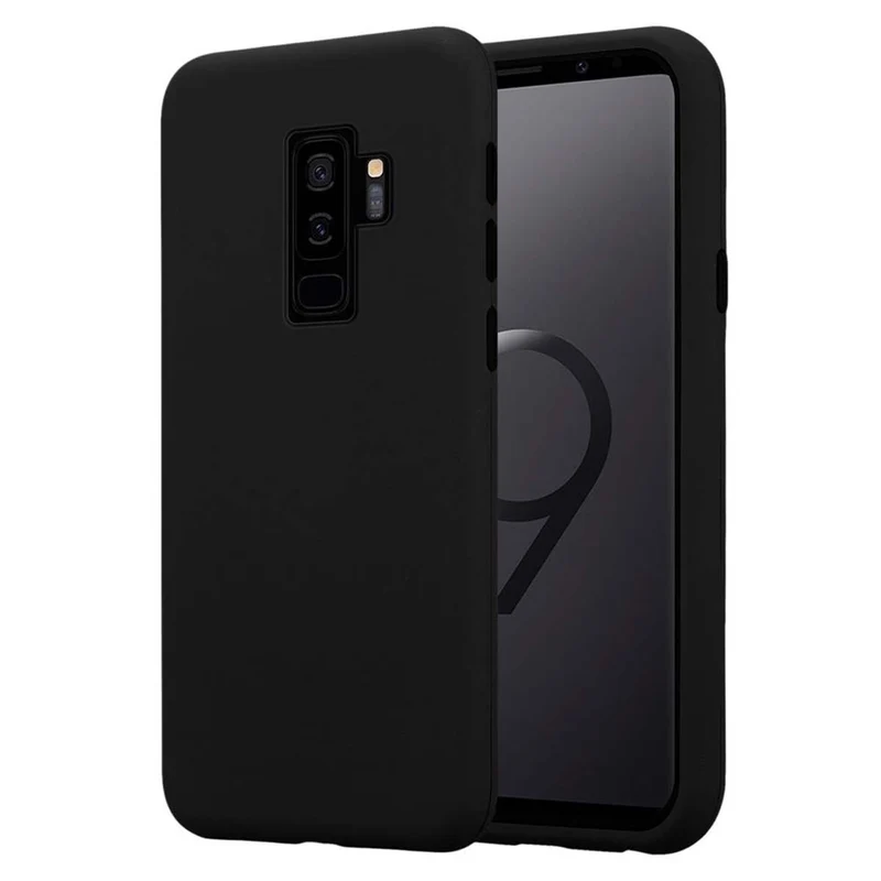 Cadorabo Hülle kompatibel mit Samsung Galaxy S9 PLUS Hybrid Schutzhülle mit TPU Silikon Innenseite und 2teiliger Kunststoff Außenseite