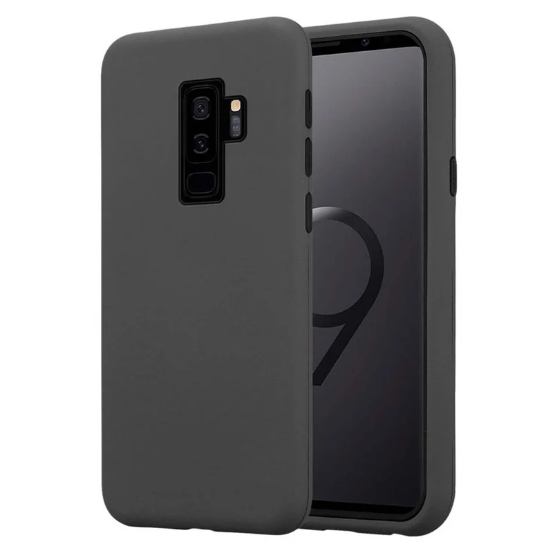 Cadorabo Hülle kompatibel mit Samsung Galaxy S9 PLUS Hybrid Schutzhülle mit TPU Silikon Innenseite und 2teiliger Kunststoff Außenseite