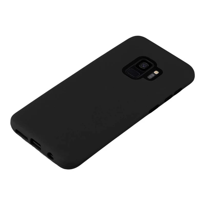 Cadorabo Hülle kompatibel mit Samsung Galaxy S9 Hybrid Schutzhülle mit TPU Silikon Innenseite und 2teiliger Kunststoff Außenseite