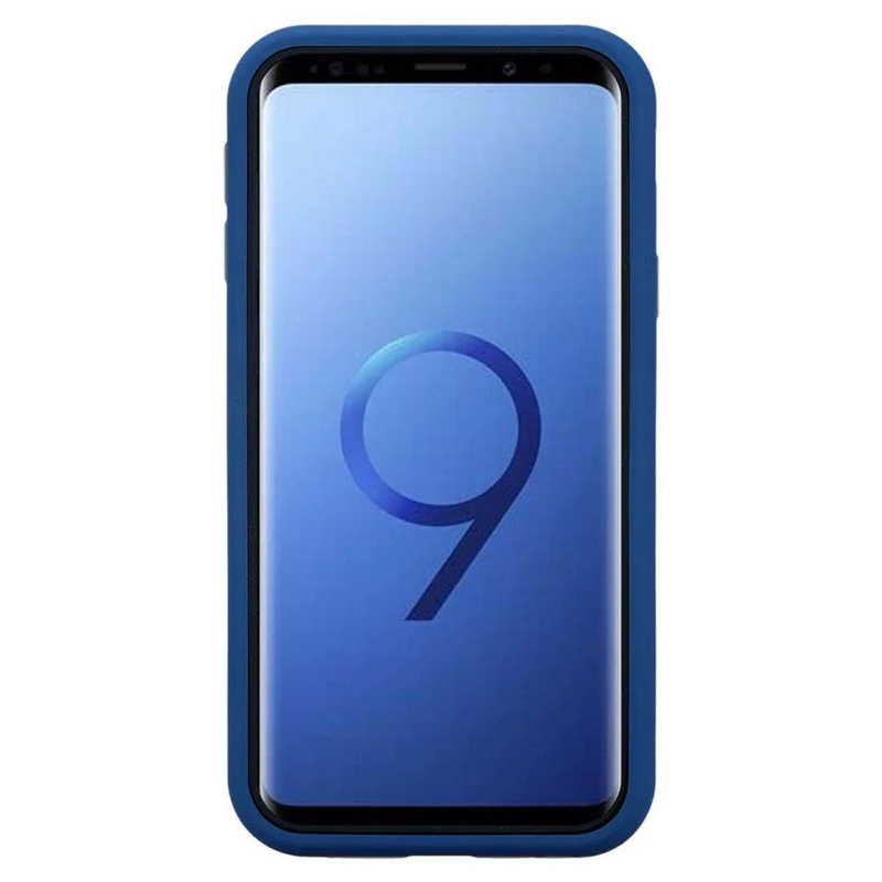 Cadorabo Hülle kompatibel mit Samsung Galaxy S9 Hybrid Schutzhülle mit TPU Silikon Innenseite und 2teiliger Kunststoff Außenseite