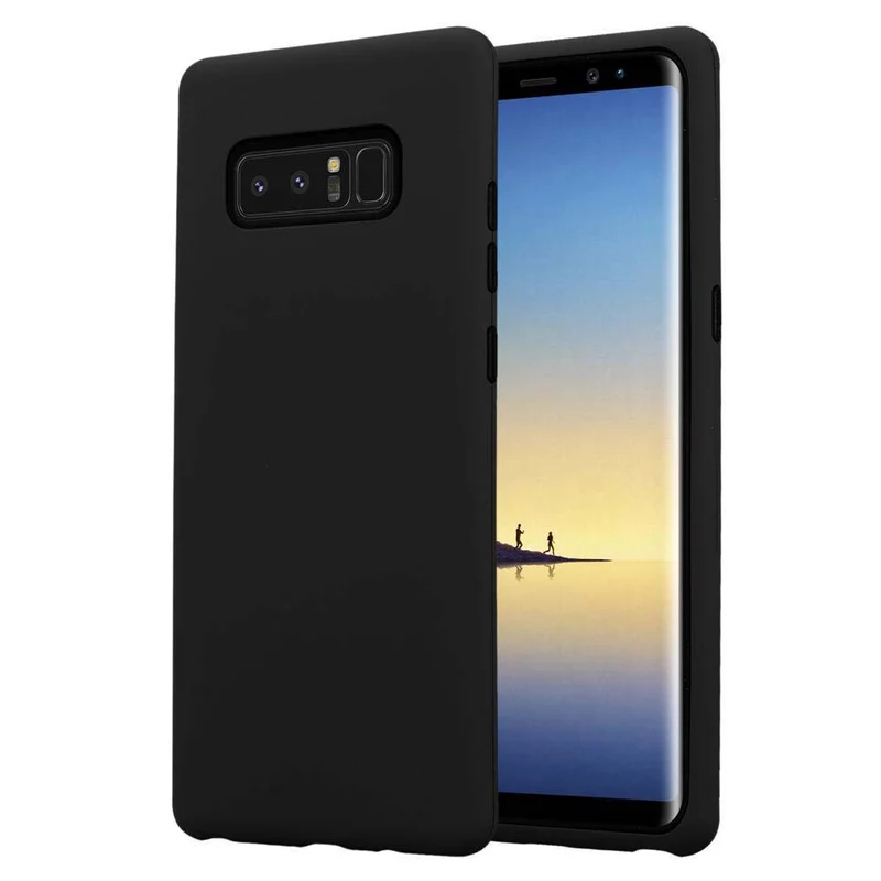 Cadorabo Hülle kompatibel mit Samsung Galaxy NOTE 8 Hybrid Schutzhülle mit TPU Silikon Innenseite und 2teiliger Kunststoff Außenseite