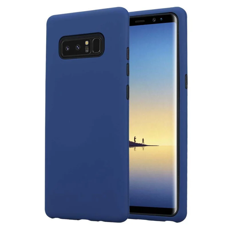 Cadorabo Hülle kompatibel mit Samsung Galaxy NOTE 8 Hybrid Schutzhülle mit TPU Silikon Innenseite und 2teiliger Kunststoff Außenseite