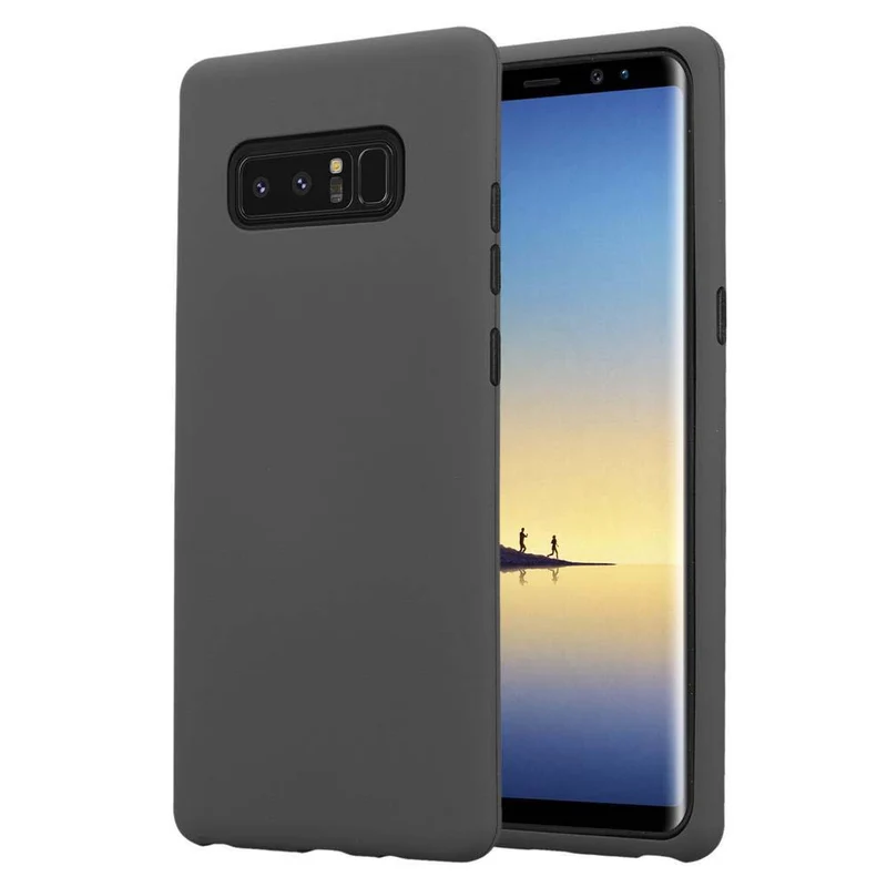 Cadorabo Hülle kompatibel mit Samsung Galaxy NOTE 8 Hybrid Schutzhülle mit TPU Silikon Innenseite und 2teiliger Kunststoff Außenseite