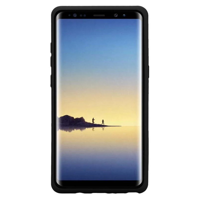 Cadorabo Hülle kompatibel mit Samsung Galaxy NOTE 8 Hybrid Schutzhülle mit TPU Silikon Innenseite und 2teiliger Kunststoff Außenseite