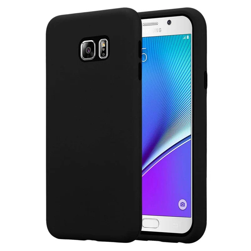 Cadorabo Hülle kompatibel mit Samsung Galaxy NOTE 5 Hybrid Schutzhülle mit TPU Silikon Innenseite und 2teiliger Kunststoff Außenseite