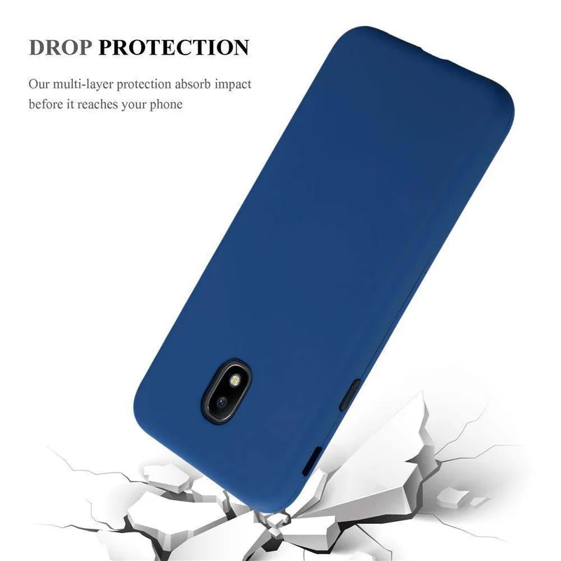 Cadorabo Hülle kompatibel mit Samsung Galaxy J7 2017 / J7 PRO Hybrid Schutzhülle mit TPU Silikon Innenseite und 2teiliger Kunststoff Außenseite