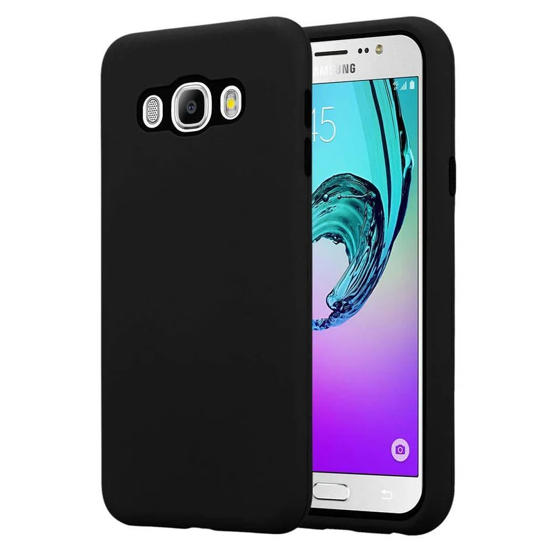 Cadorabo Hülle kompatibel mit Samsung Galaxy J7 2016 Hybrid Schutzhülle mit TPU Silikon Innenseite und 2teiliger Kunststoff Außenseite