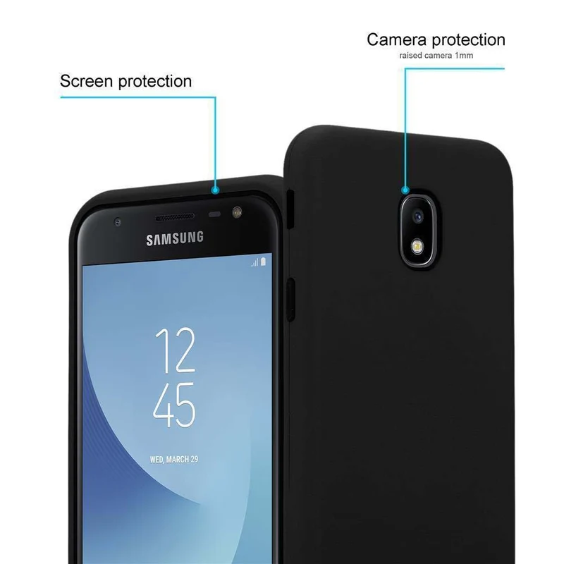 Cadorabo Hülle kompatibel mit Samsung Galaxy J5 2017 / J5 PRO Hybrid Schutzhülle mit TPU Silikon Innenseite und 2teiliger Kunststoff Außenseite