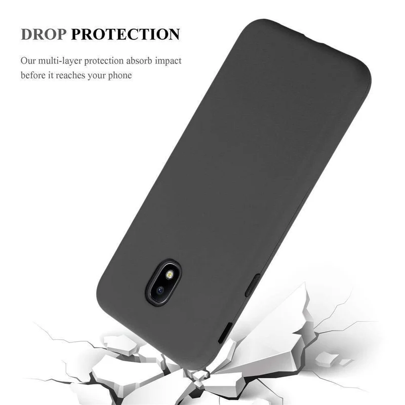 Cadorabo Hülle kompatibel mit Samsung Galaxy J5 2017 / J5 PRO Hybrid Schutzhülle mit TPU Silikon Innenseite und 2teiliger Kunststoff Außenseite