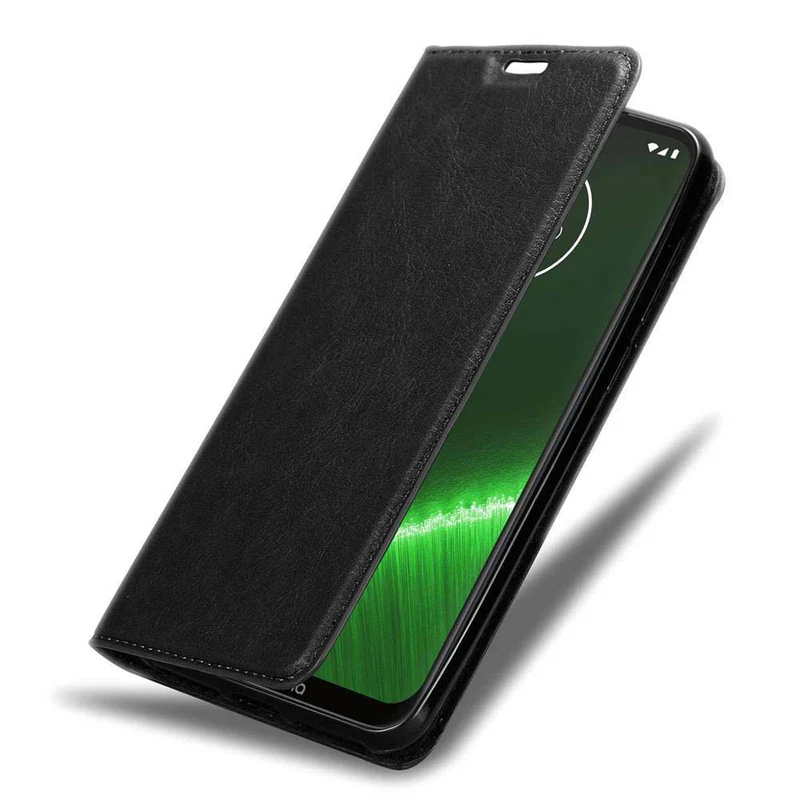 Cadorabo Hülle kompatibel mit Motorola MOTO G7 / G7 PLUS Schutzhülle mit Magnetverschluss, Standfunktion und Kartenfach