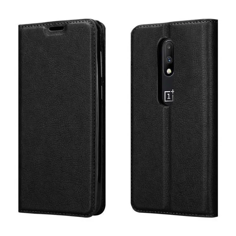 Cadorabo Hülle kompatibel mit OnePlus 7 Schutzhülle mit Magnetverschluss, Standfunktion und Kartenfach