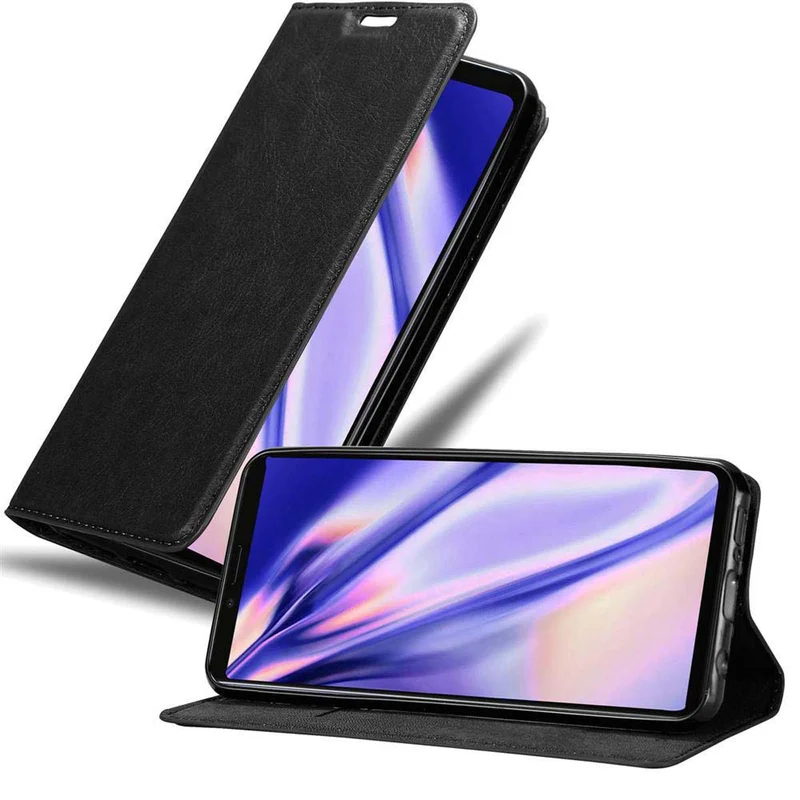 Cadorabo Hülle kompatibel mit Sony Xperia 1 / Xperia XZ4 Schutzhülle mit Magnetverschluss, Standfunktion und Kartenfach