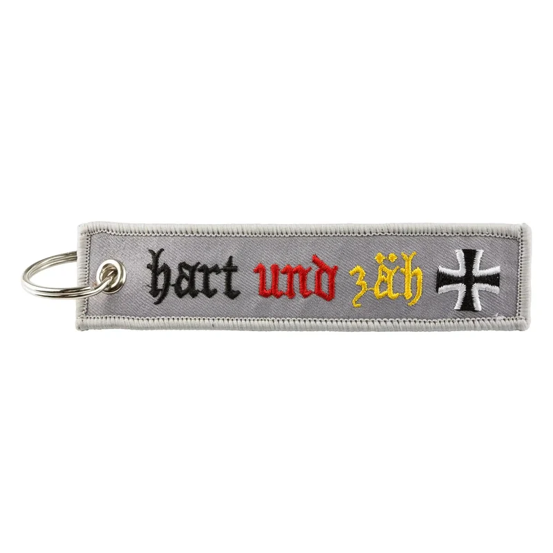 Schlüsselanhänger Textil Hart und Zäh