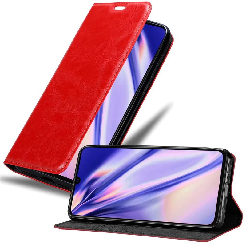 Cadorabo Hülle kompatibel mit Xiaomi Mi 9 Schutzhülle mit Magnetverschluss, Standfunktion und Kartenfach