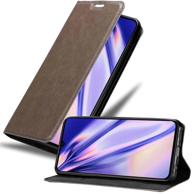 Cadorabo Hülle kompatibel mit Xiaomi Mi 9 Schutzhülle mit Magnetverschluss, Standfunktion und Kartenfach
