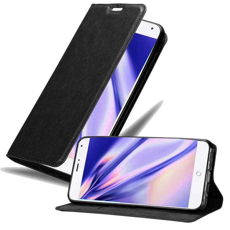 Cadorabo Hülle kompatibel mit MEIZU MX4 Schutzhülle mit Magnetverschluss, Standfunktion und Kartenfach