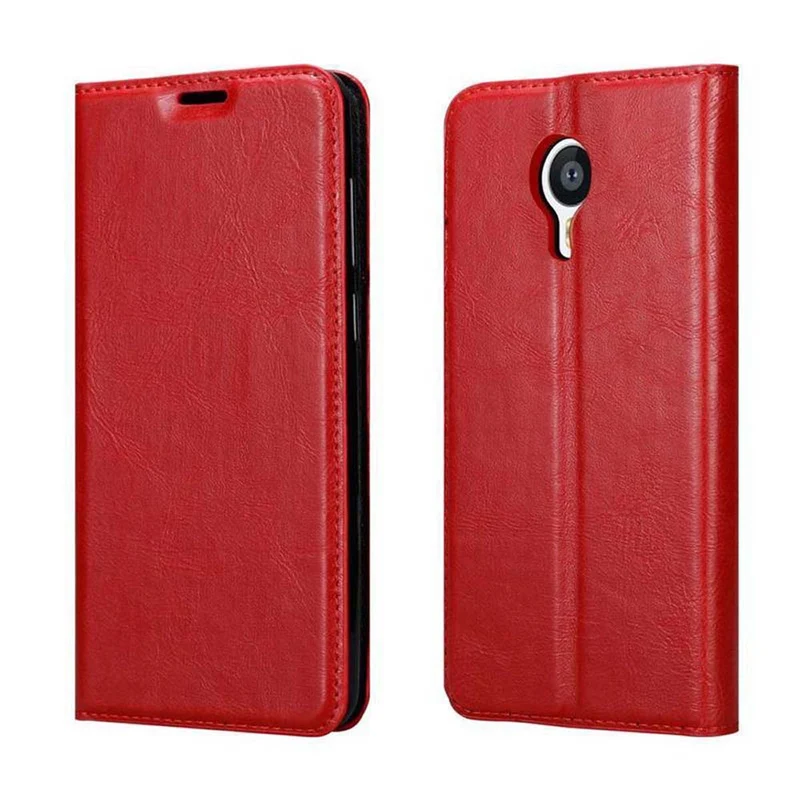 Cadorabo Hülle kompatibel mit MEIZU MX4 Schutzhülle mit Magnetverschluss, Standfunktion und Kartenfach
