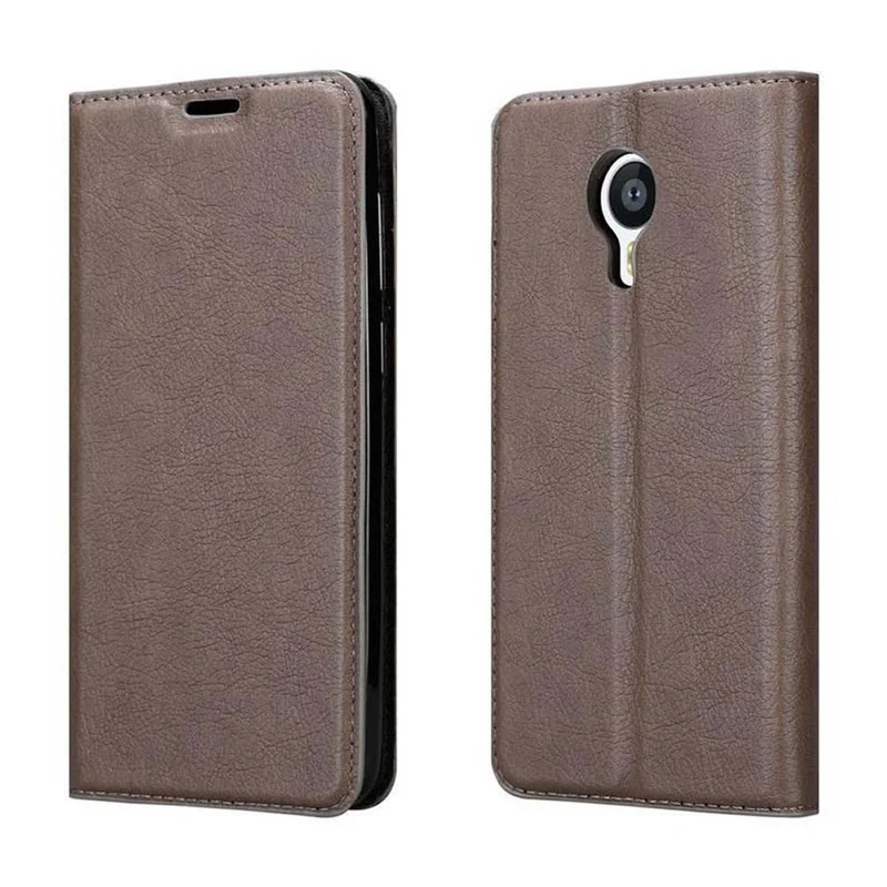 Cadorabo Hülle kompatibel mit MEIZU MX4 Schutzhülle mit Magnetverschluss, Standfunktion und Kartenfach