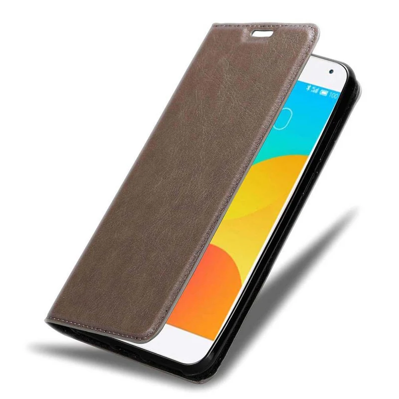 Cadorabo Hülle kompatibel mit MEIZU MX4 Schutzhülle mit Magnetverschluss, Standfunktion und Kartenfach