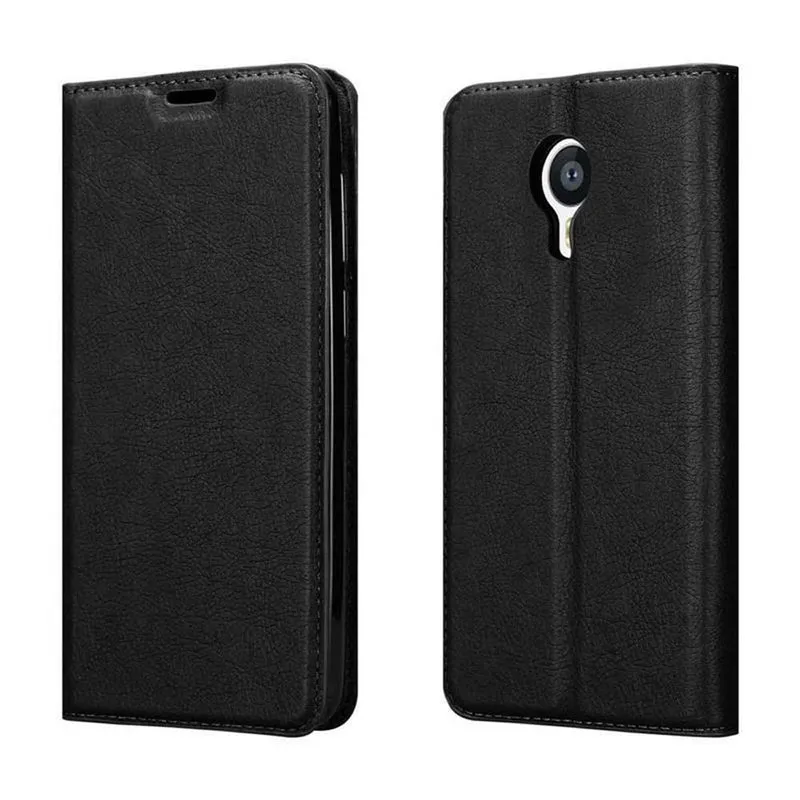 Cadorabo Hülle kompatibel mit MEIZU MX4 Schutzhülle mit Magnetverschluss, Standfunktion und Kartenfach