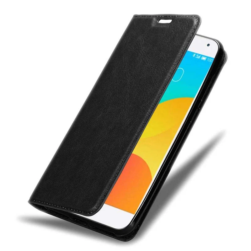 Cadorabo Hülle kompatibel mit MEIZU MX4 Schutzhülle mit Magnetverschluss, Standfunktion und Kartenfach