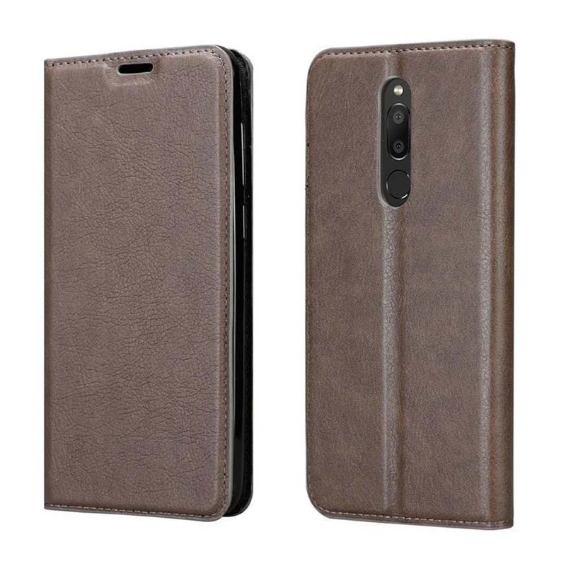 Cadorabo Hülle kompatibel mit MEIZU M6T Schutzhülle mit Magnetverschluss, Standfunktion und Kartenfach