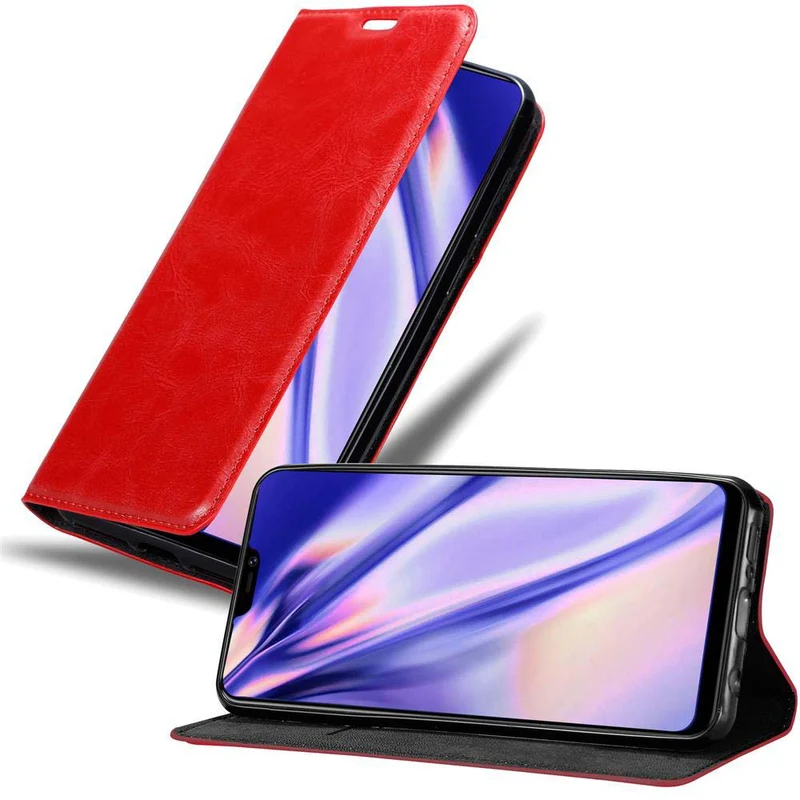 Cadorabo Hülle kompatibel mit Vivo Y85 Schutzhülle mit Magnetverschluss, Standfunktion und Kartenfach