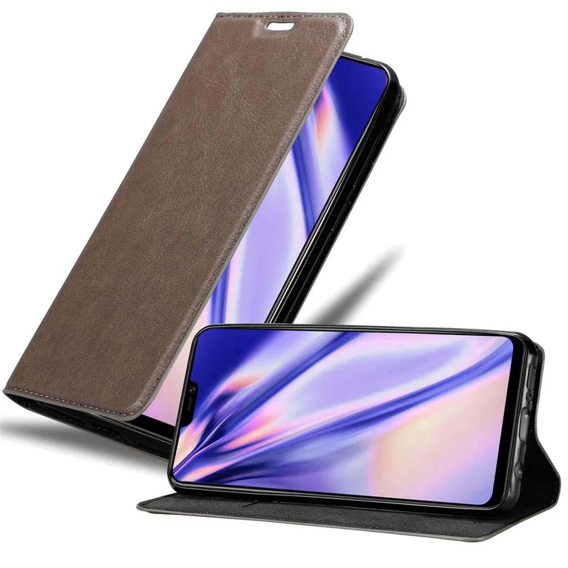 Cadorabo Hülle kompatibel mit Vivo Y85 Schutzhülle mit Magnetverschluss, Standfunktion und Kartenfach