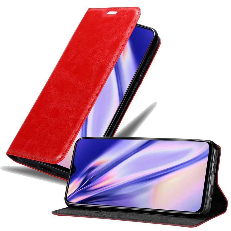 Cadorabo Hülle kompatibel mit Oppo R17 Schutzhülle mit Magnetverschluss, Standfunktion und Kartenfach
