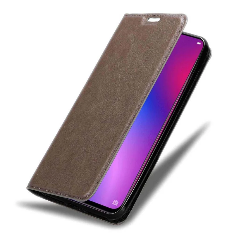 Cadorabo Hülle kompatibel mit Oppo R17 Schutzhülle mit Magnetverschluss, Standfunktion und Kartenfach