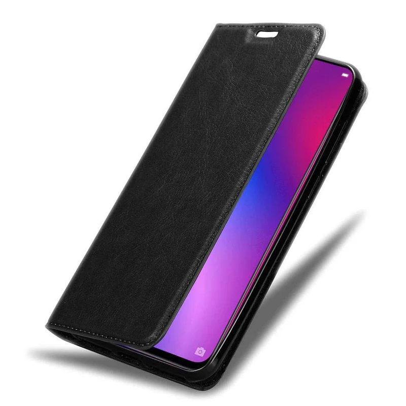 Cadorabo Hülle kompatibel mit Oppo R17 Schutzhülle mit Magnetverschluss, Standfunktion und Kartenfach