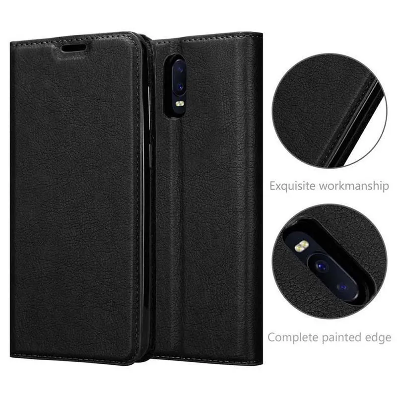 Cadorabo Hülle kompatibel mit Oppo R17 Schutzhülle mit Magnetverschluss, Standfunktion und Kartenfach
