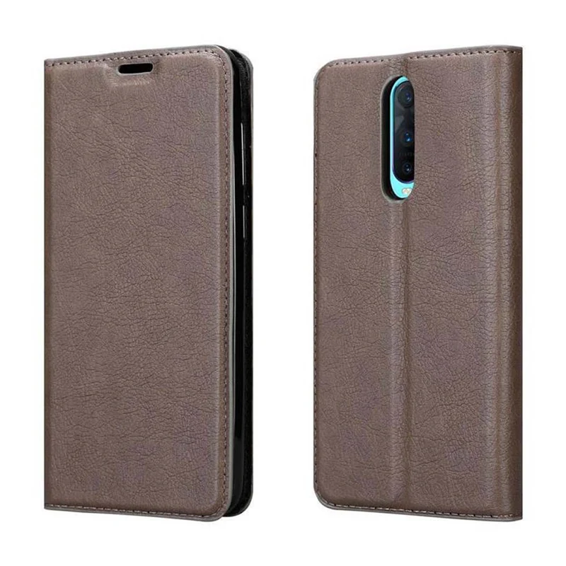 Cadorabo Hülle kompatibel mit Oppo R17 PRO Schutzhülle mit Magnetverschluss, Standfunktion und Kartenfach