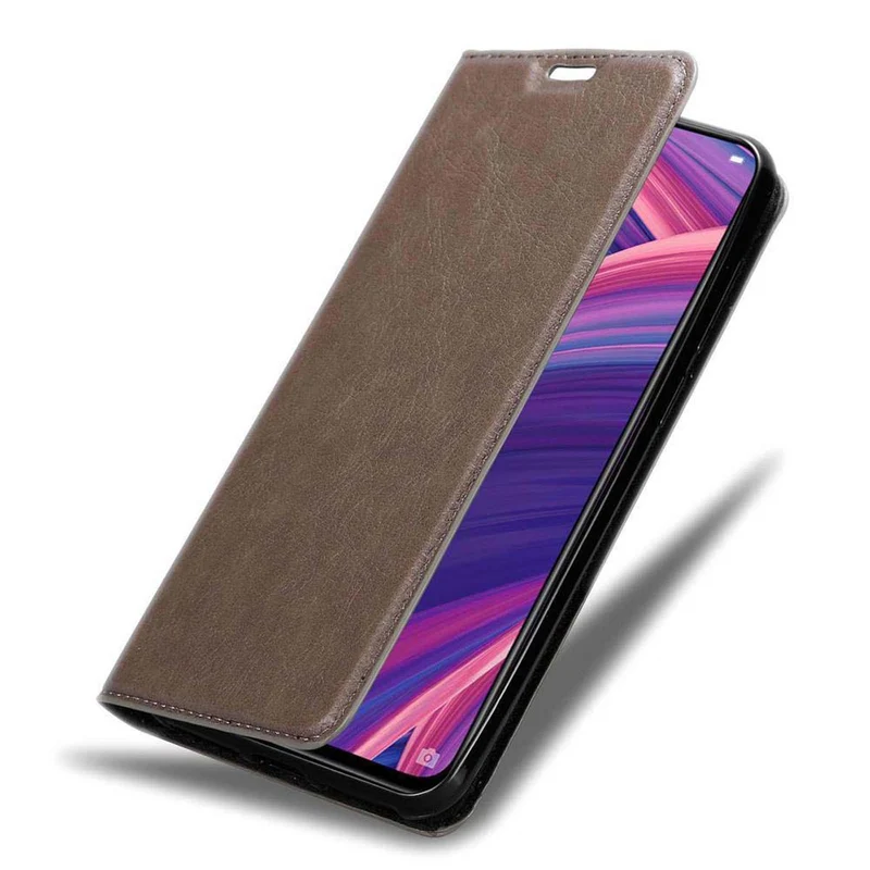 Cadorabo Hülle kompatibel mit Oppo R17 PRO Schutzhülle mit Magnetverschluss, Standfunktion und Kartenfach