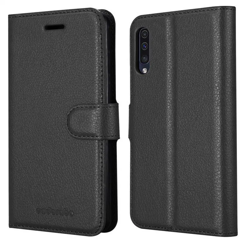Cadorabo Hülle kompatibel mit Samsung Galaxy A50 4G / A50s / A30s Schutzhülle mit Magnetverschluss, Standfunktion und Kartenfach