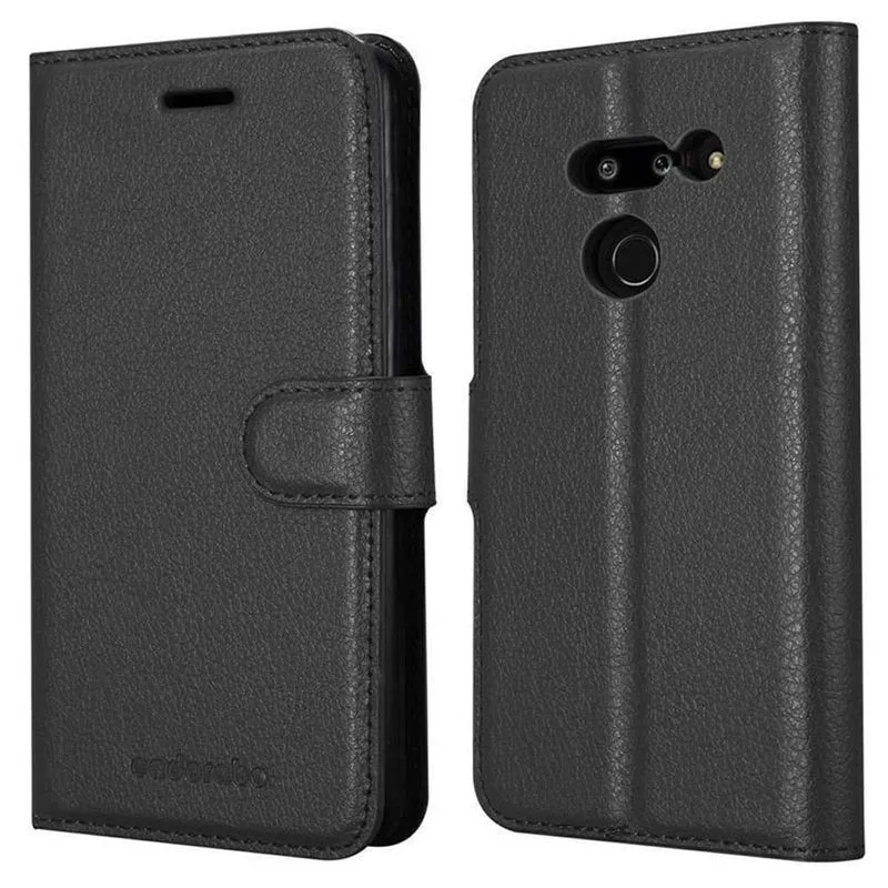 Cadorabo Hülle kompatibel mit LG G8 ThinQ Schutzhülle mit Magnetverschluss, Standfunktion und Kartenfach