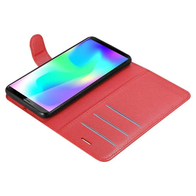 Cadorabo Hülle kompatibel mit Cubot X19 Schutzhülle mit Magnetverschluss, Standfunktion und Kartenfach