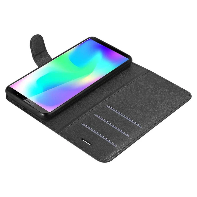 Cadorabo Hülle kompatibel mit Cubot X19 Schutzhülle mit Magnetverschluss, Standfunktion und Kartenfach